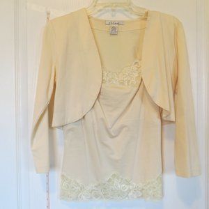 Two piece camisole/top matching set